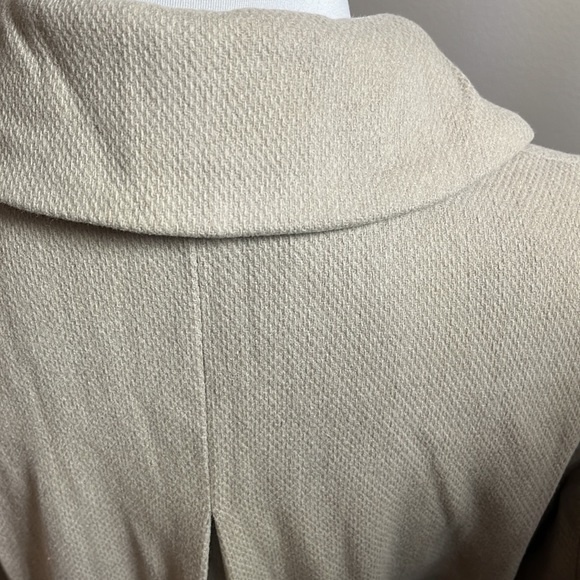 Zara overcoats winter collection wool double breasted tan collared trench 6 - Picture 5 of 8